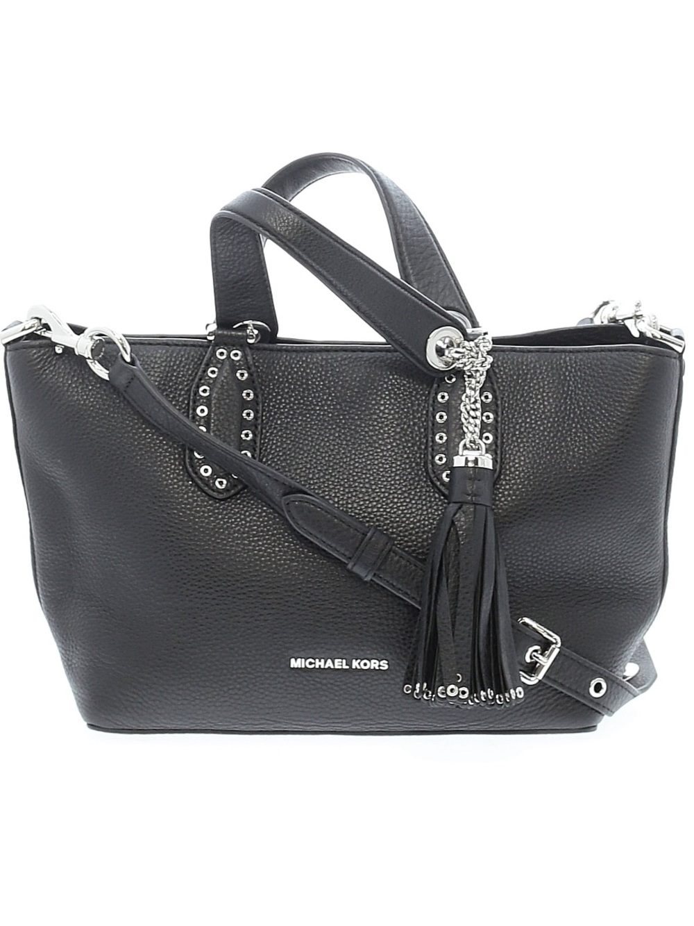 Michael Kors Brooklyn Leather Tassel Tote Bag